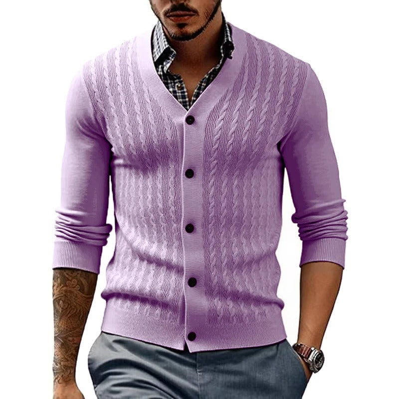 SlimKnit Button-Down Cardigan